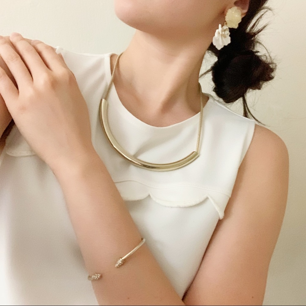 Nordstrom’s gold crystal cuff bracelet